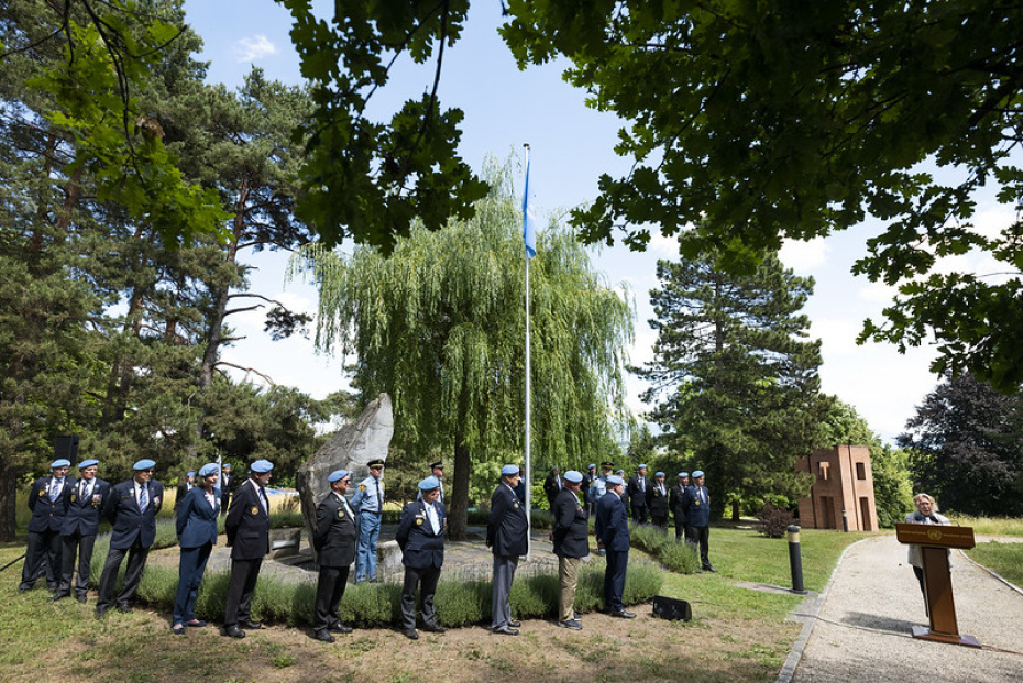 UN Geneva 2022 ceremony for the International Day of UN Peacekeepers