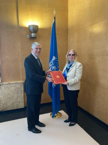 New Permanent Representative of Portugal Presents Credentials to the Director-General of the United Nations Office at Geneva