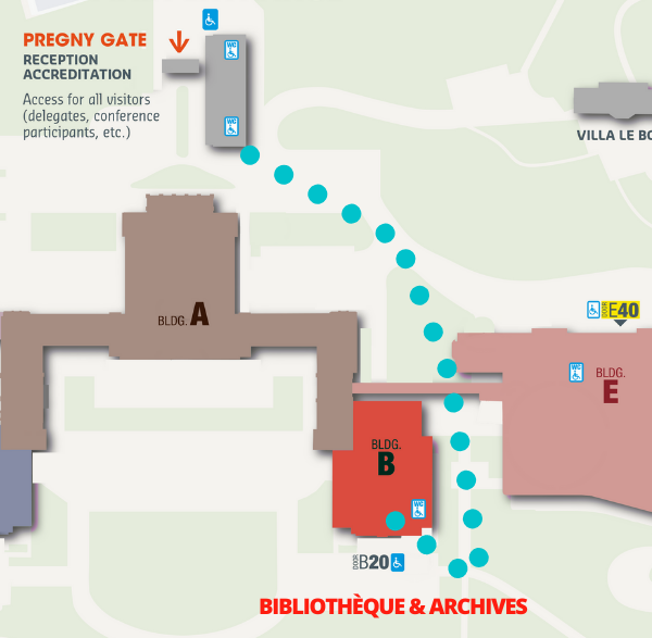 Library Access Map