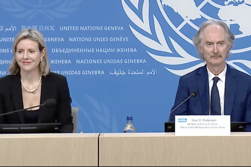 Play video for Press Briefing by UN Special Envoy on Syria - 10.12.24