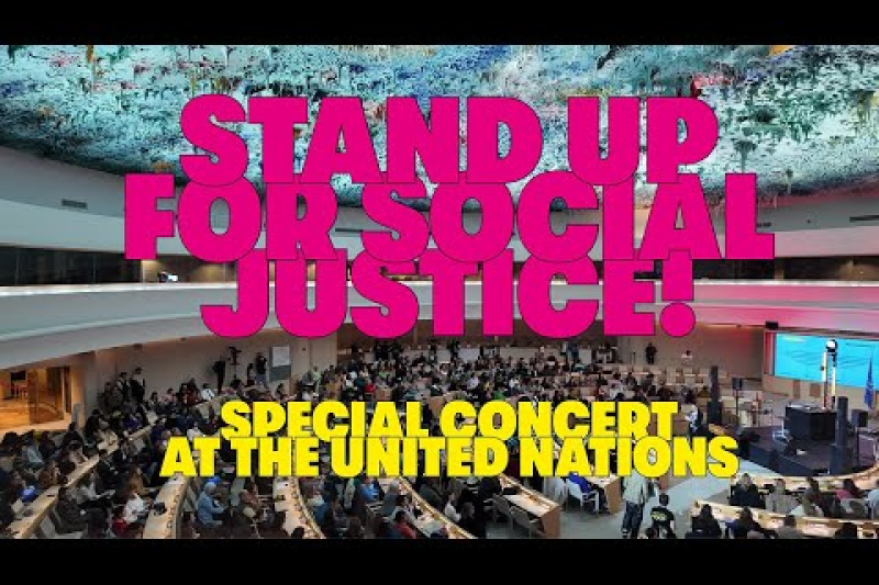 Play video for Stand Up for Social Justice: Special Concert at the United Nations