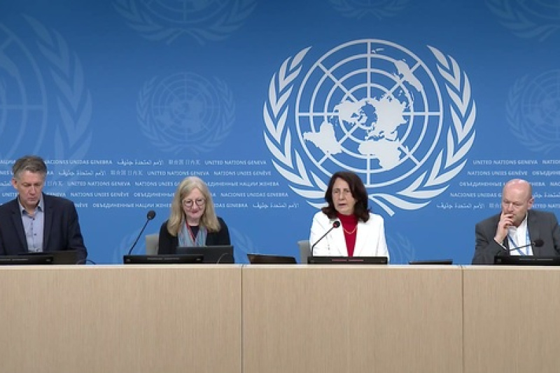 Play video for Geneva Press Briefing: HRC, ITU, OCHA, UNHCR, UNICEF, UNWOMEN, WHO - 21.02.25