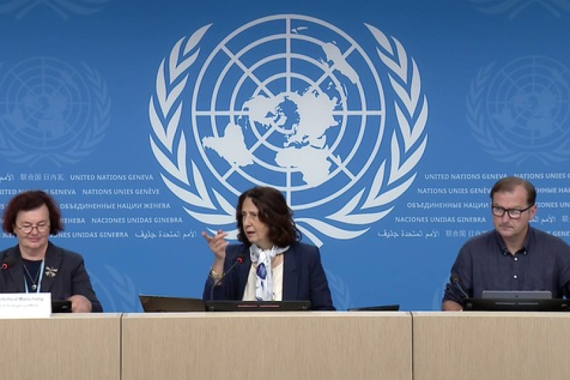 Play video for Geneva Press Briefing: WHO, WMO, ILO - 12.07.24
