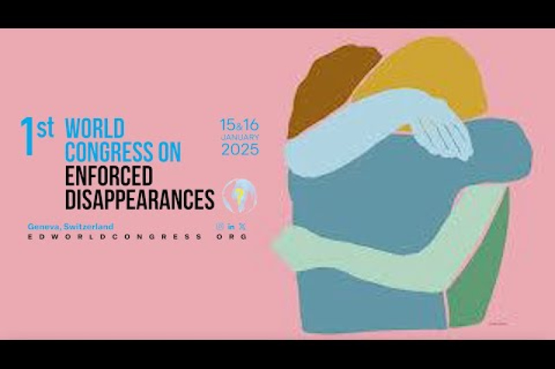 Play video for 1st World Congress on Enforced Disappearances