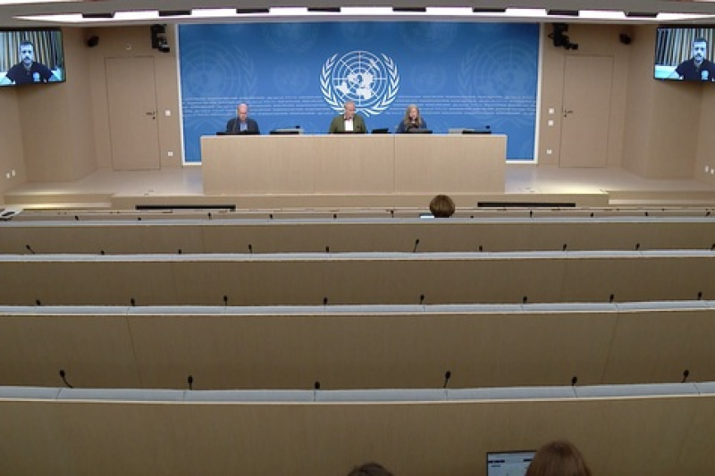 Play video for Geneva Press Briefing: OCHA, WHO, UNICEF, UNHCR, and WIPO - 10.05.24