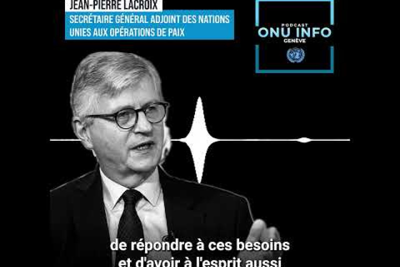 Play video for L’invité de la semaine : Jean-Pierre Lacroix, Secrétaire général adjoint des Nations Unies aux opérations de paix - 30.04.24