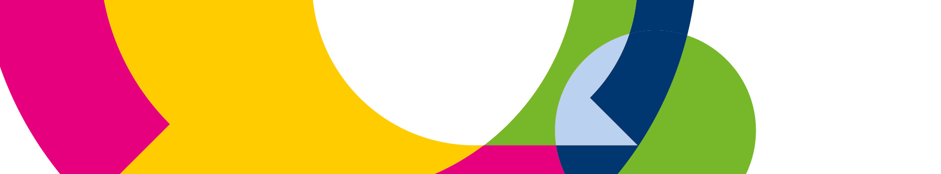 A colorful graphic using the designs of the UN's multilingualism campaign.